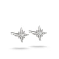 Stud earrings star with zirconia | Jewellery Boutique Australia