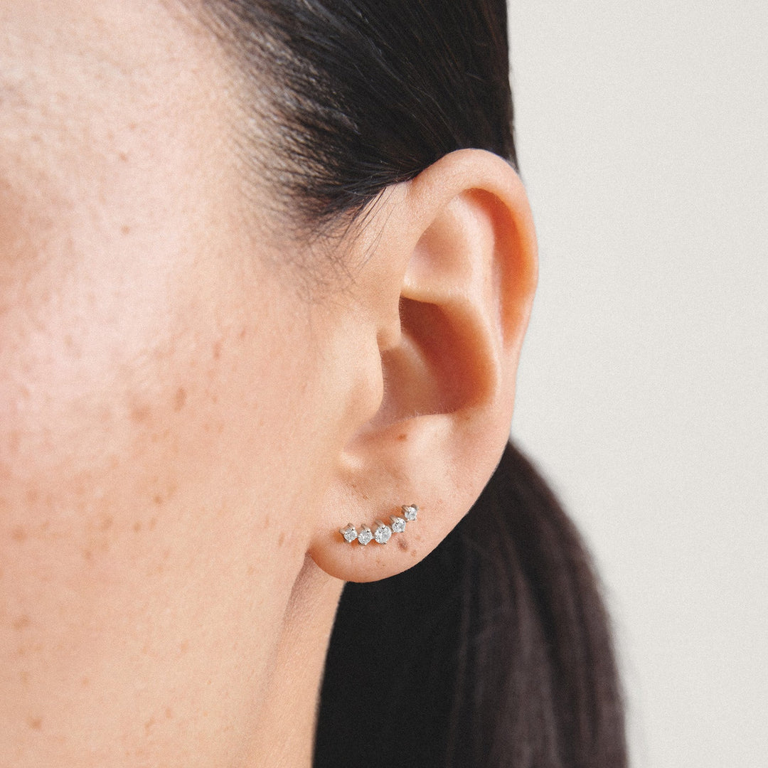 Stud earrings with zirconia | Jewellery Boutique Australia