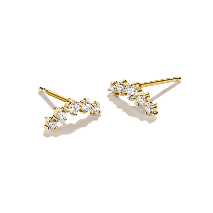 Stud earrings with zirconia | Jewellery Boutique Australia