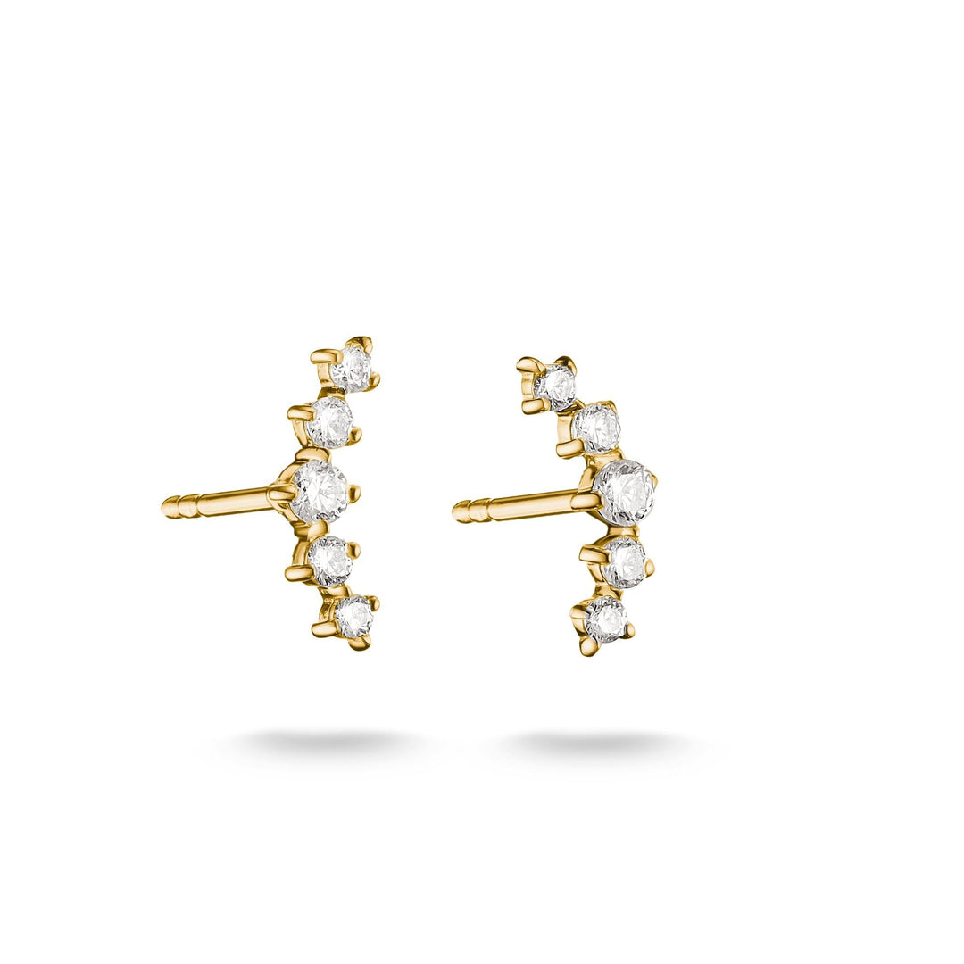 Stud earrings with zirconia | Jewellery Boutique Australia