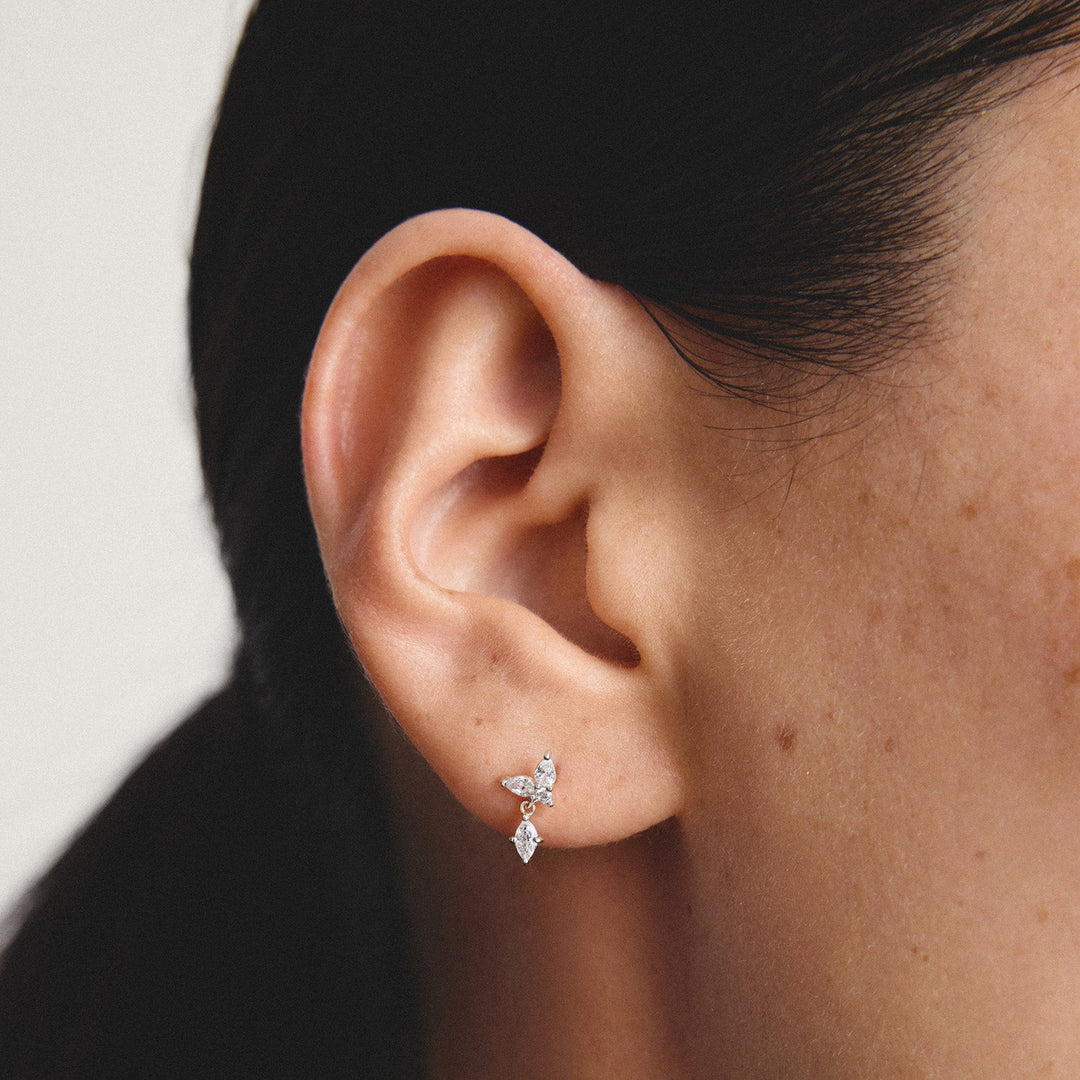 Stud earrings with zirconia | Jewellery Boutique Australia