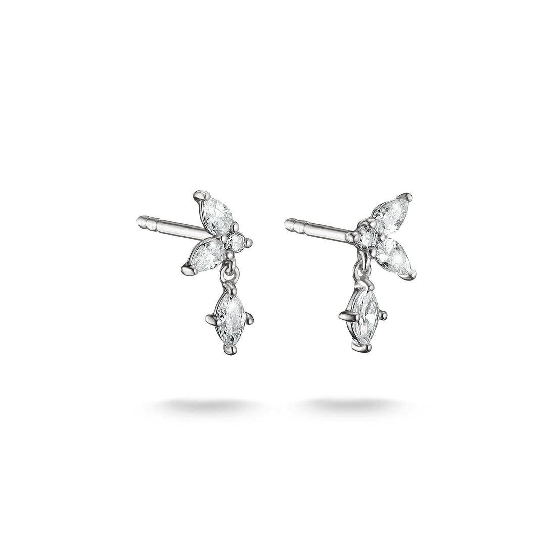 Stud earrings with zirconia | Jewellery Boutique Australia