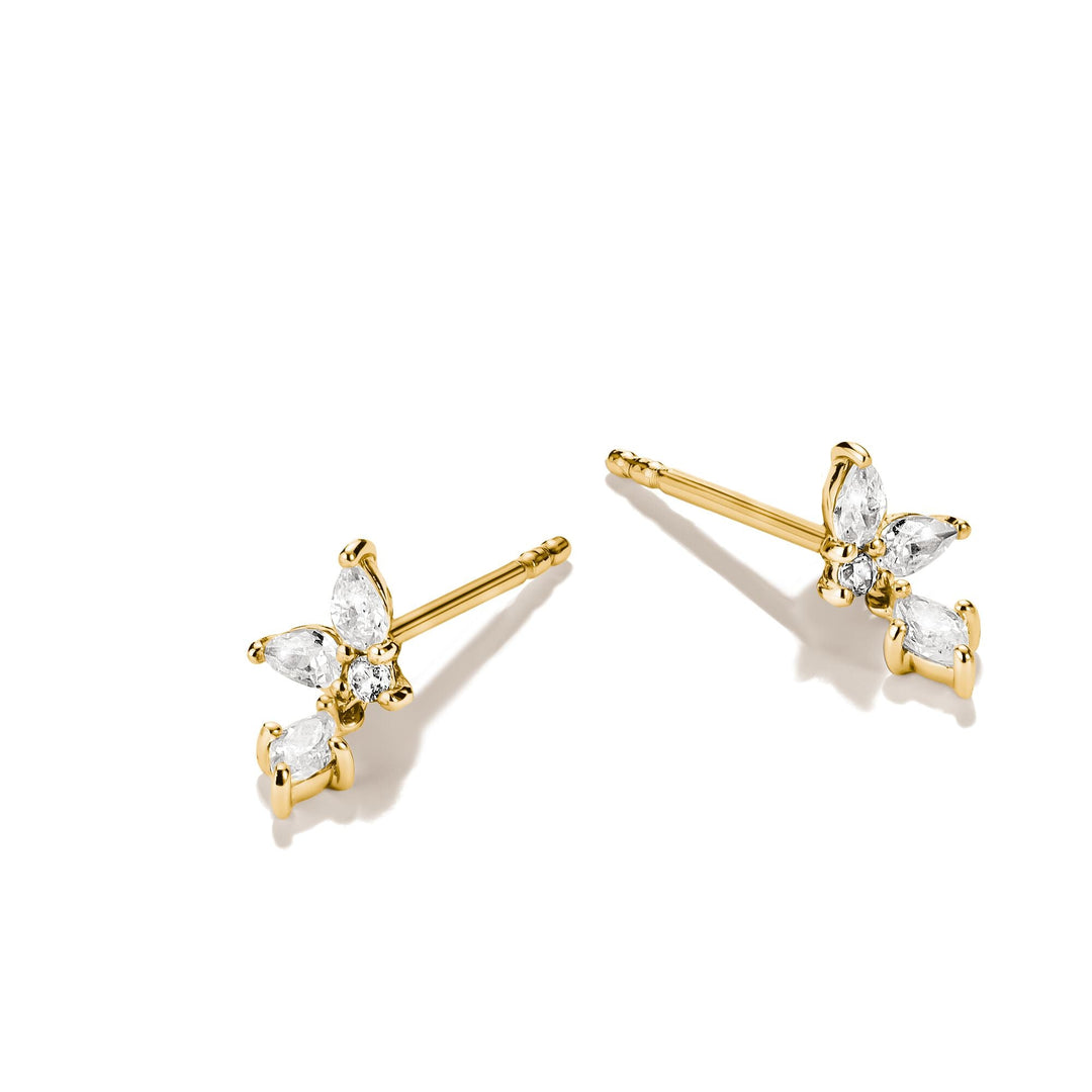 Stud earrings with zirconia | Jewellery Boutique Australia