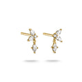 Stud earrings with zirconia | Jewellery Boutique Australia