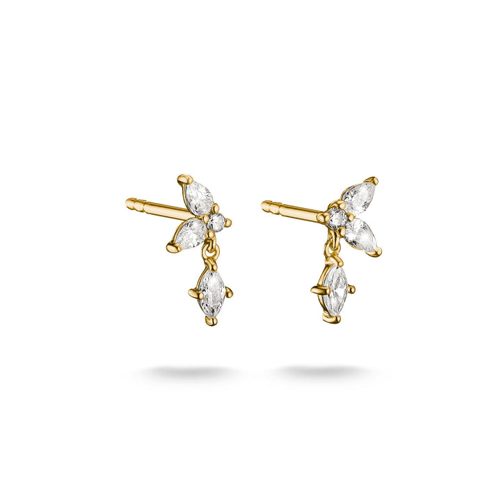 Stud earrings with zirconia | Jewellery Boutique Australia
