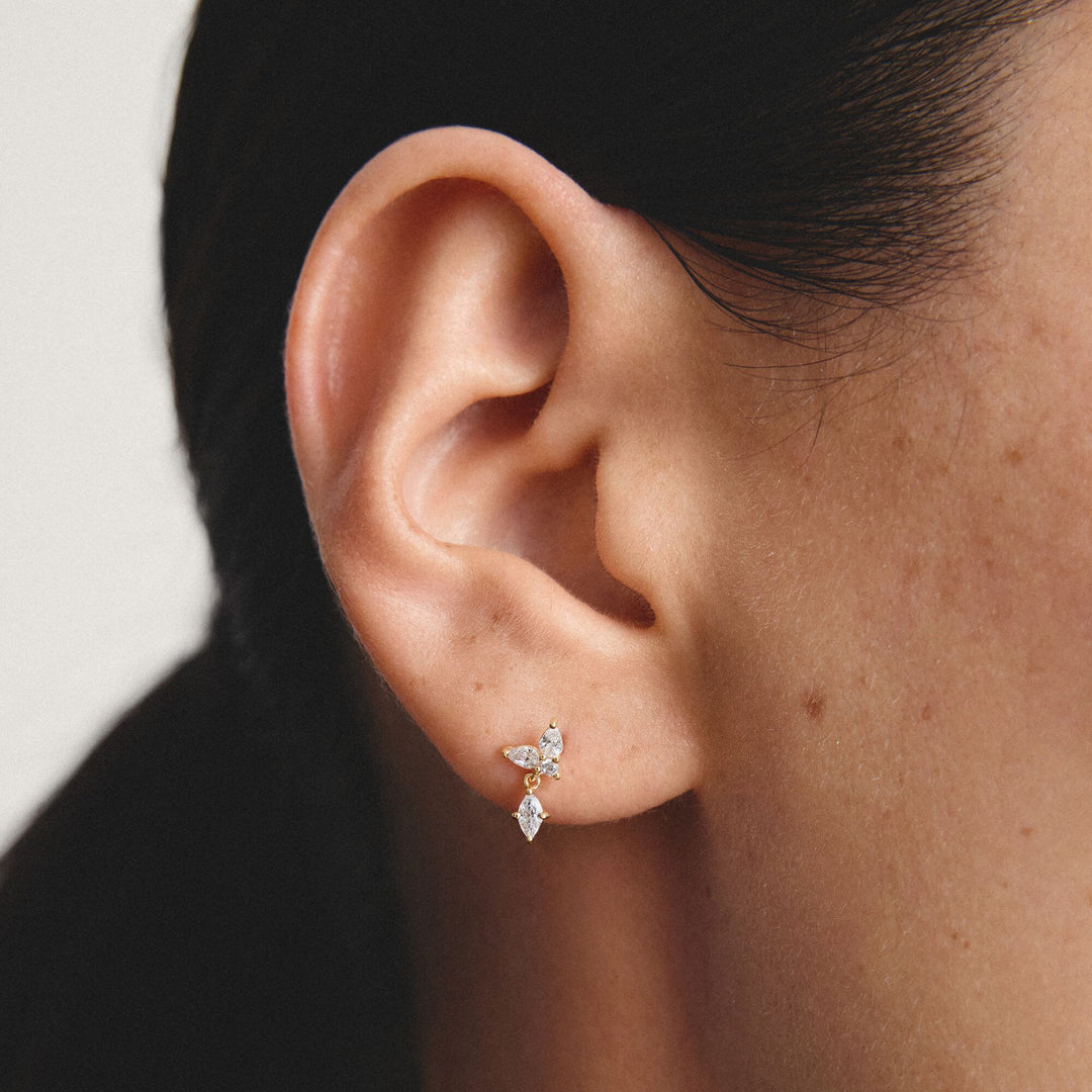 Stud earrings with zirconia | Jewellery Boutique Australia