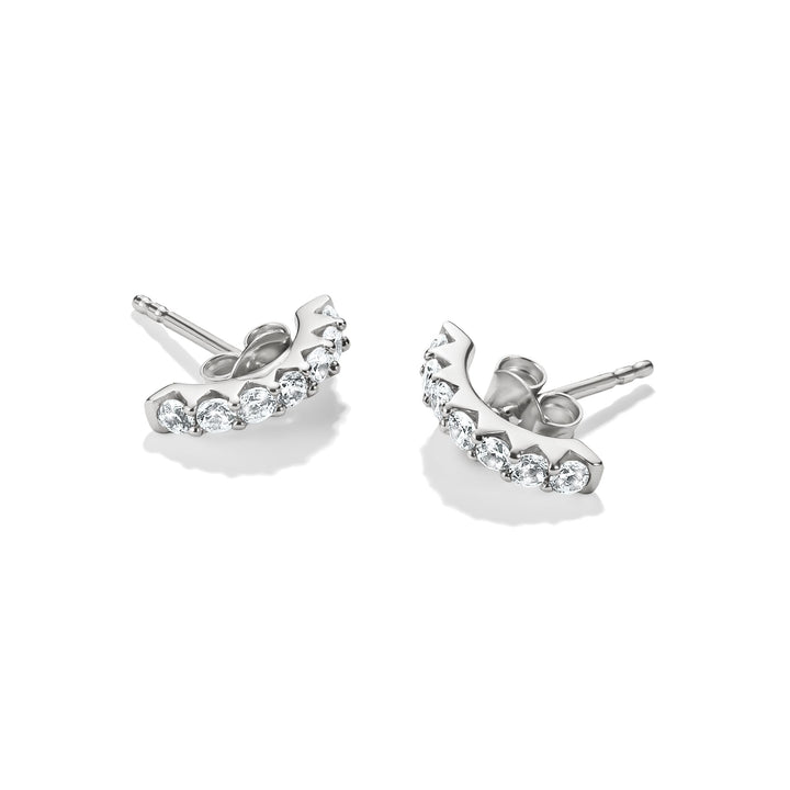 Stud earrings with zirconia | Jewellery Boutique Australia