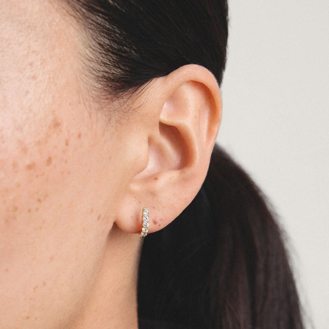 Stud earrings with zirconia | Jewellery Boutique Australia