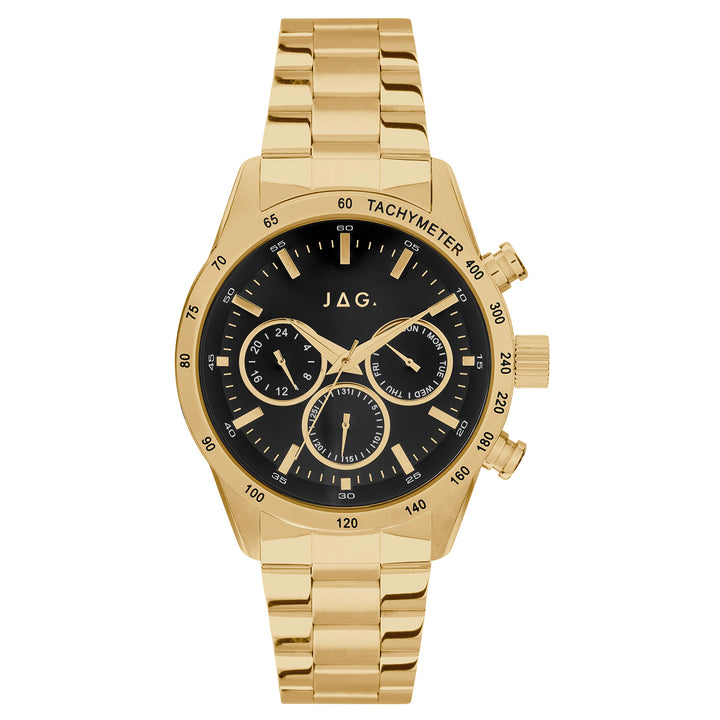 Jag Alain Gold Stainless Steel 44mm Watch