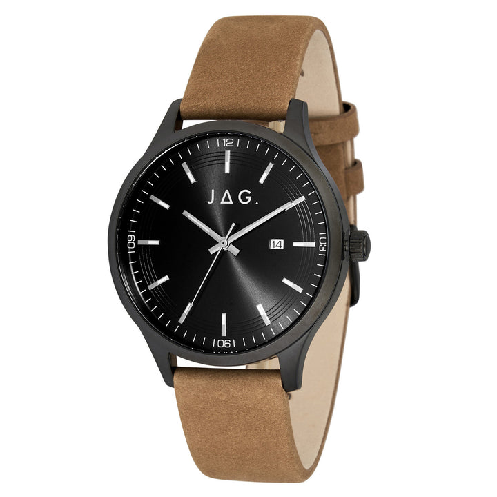 Jag Fitzroy Tan Leather 43mm Watch