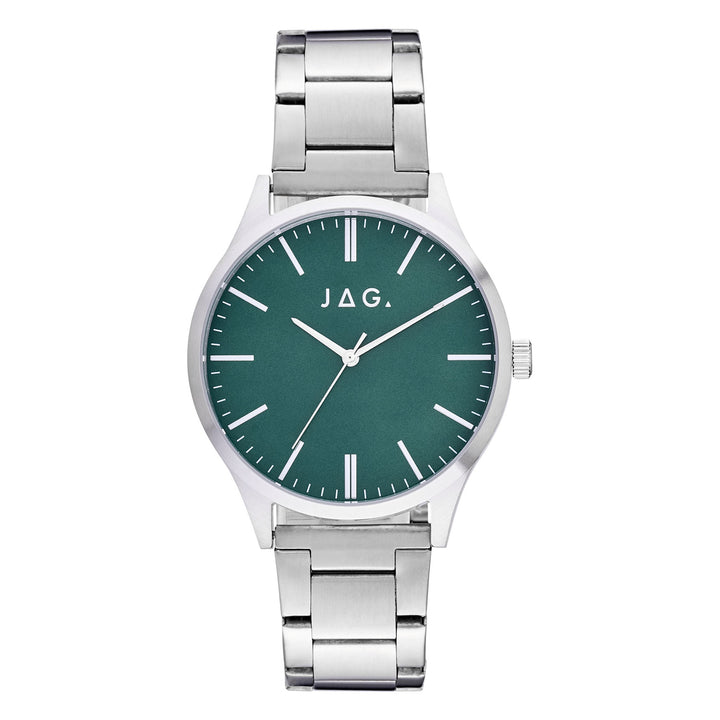 Jag Malcom Ii Silver Stainless Steel 44mm Watch