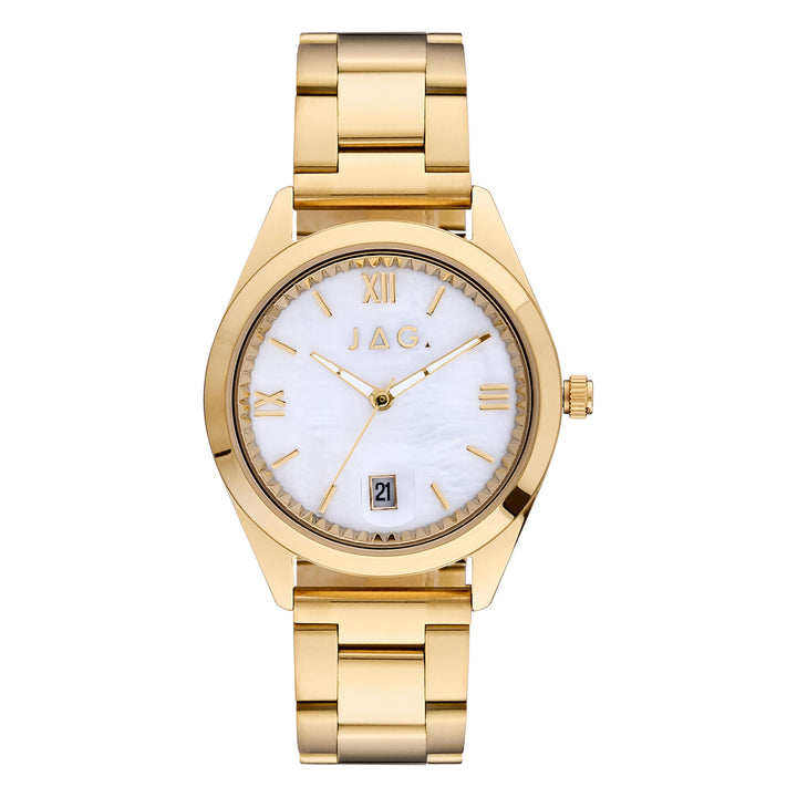 Jag Finley Gold Stainless Steel 36mm Watch