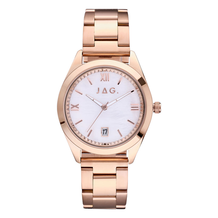 Jag Finley Rose Gold Stainless Steel 36mm Watch