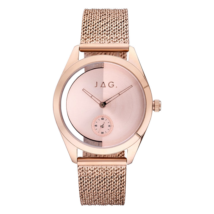 Jag Harrow Rose Gold Stainless Steel 36mm Watch