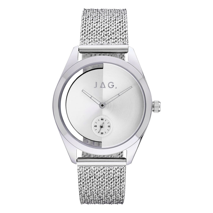Jag Harrow Silver Stainless Steel 36mm Watch