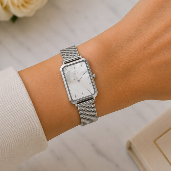 Orana Silver Alloy 34mm Watch