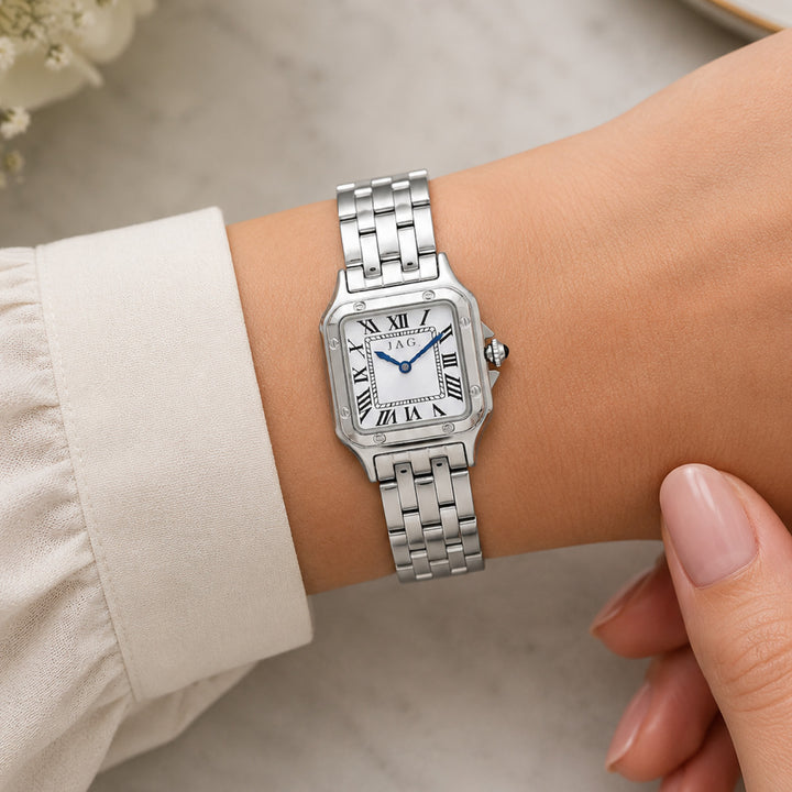 Riana Silver Alloy 26mm Watch