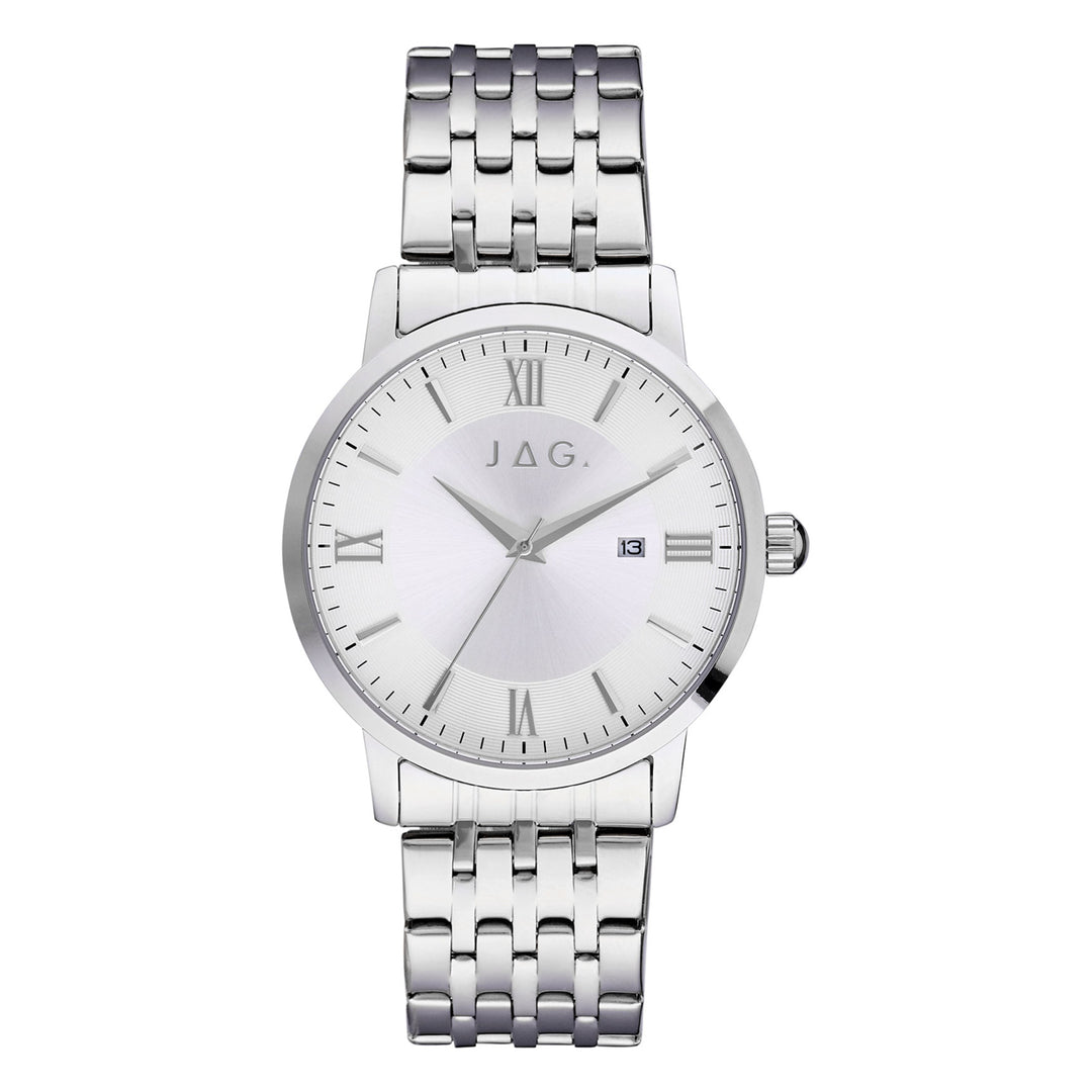 Banks Silver Stainless Steel 42mm Watch
