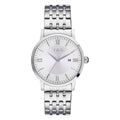 Banks Silver Stainless Steel 42mm Watch