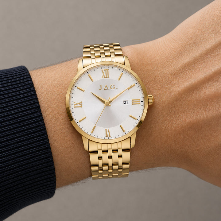 Banks Gold Stainless Steel 42mm Watch