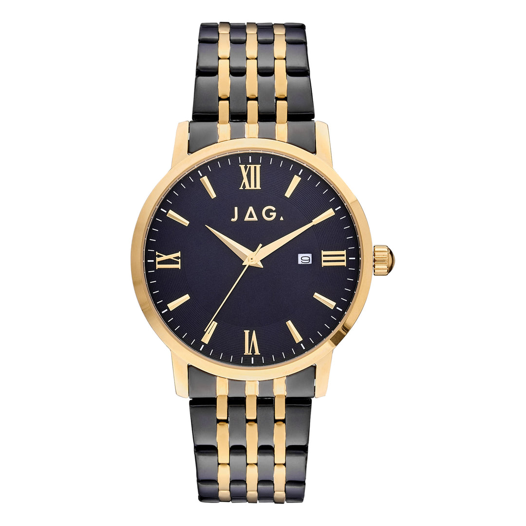 Banks Black & Gold Stainless Steel 42mm Watch