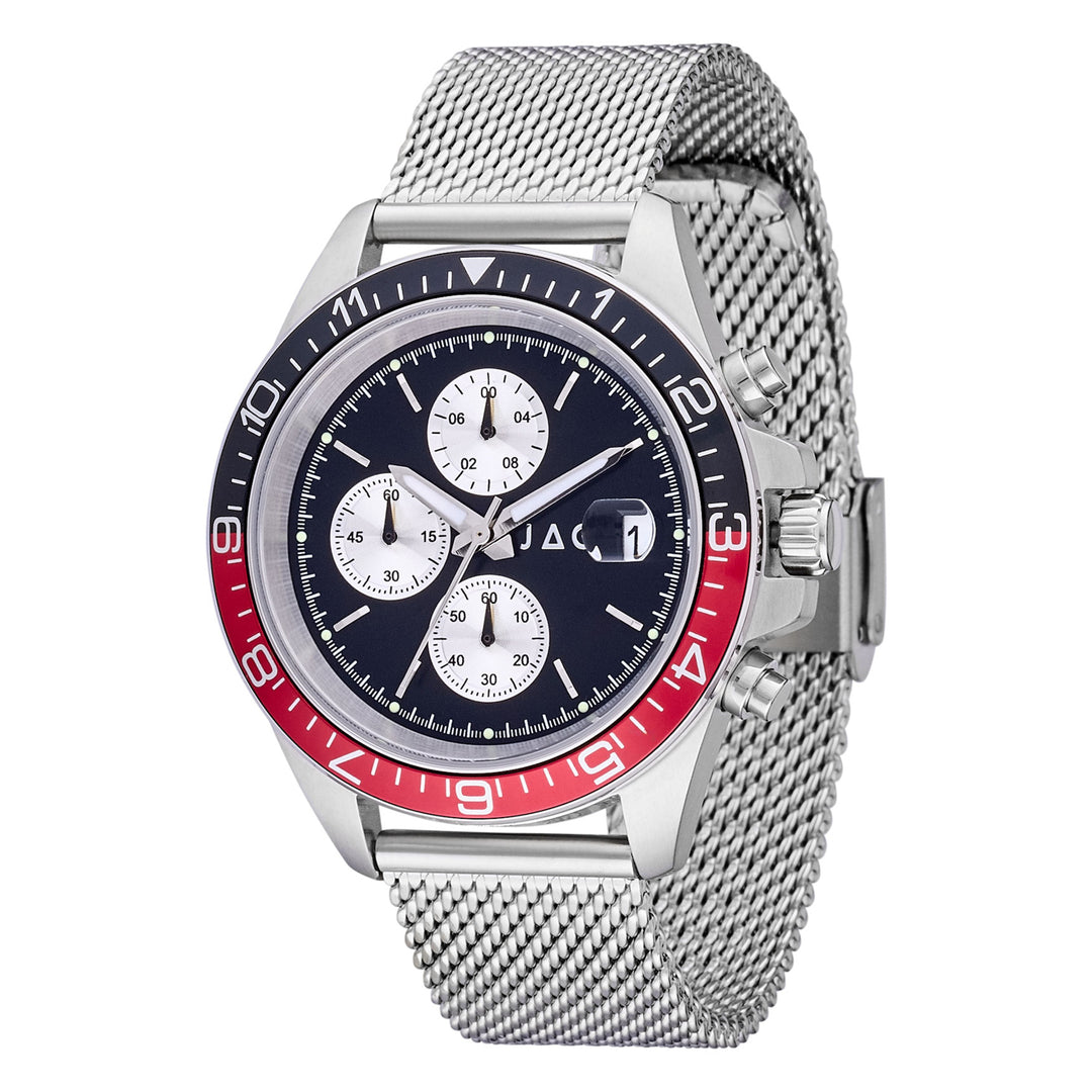 Jag Curl Curl Silver Stainless Steel 42mm Watch