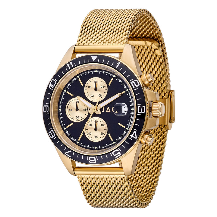 Jag Curl Curl Gold Stainless Steel 42mm Watch
