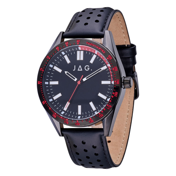Sandown Black Stainless Steel 44mm Watch