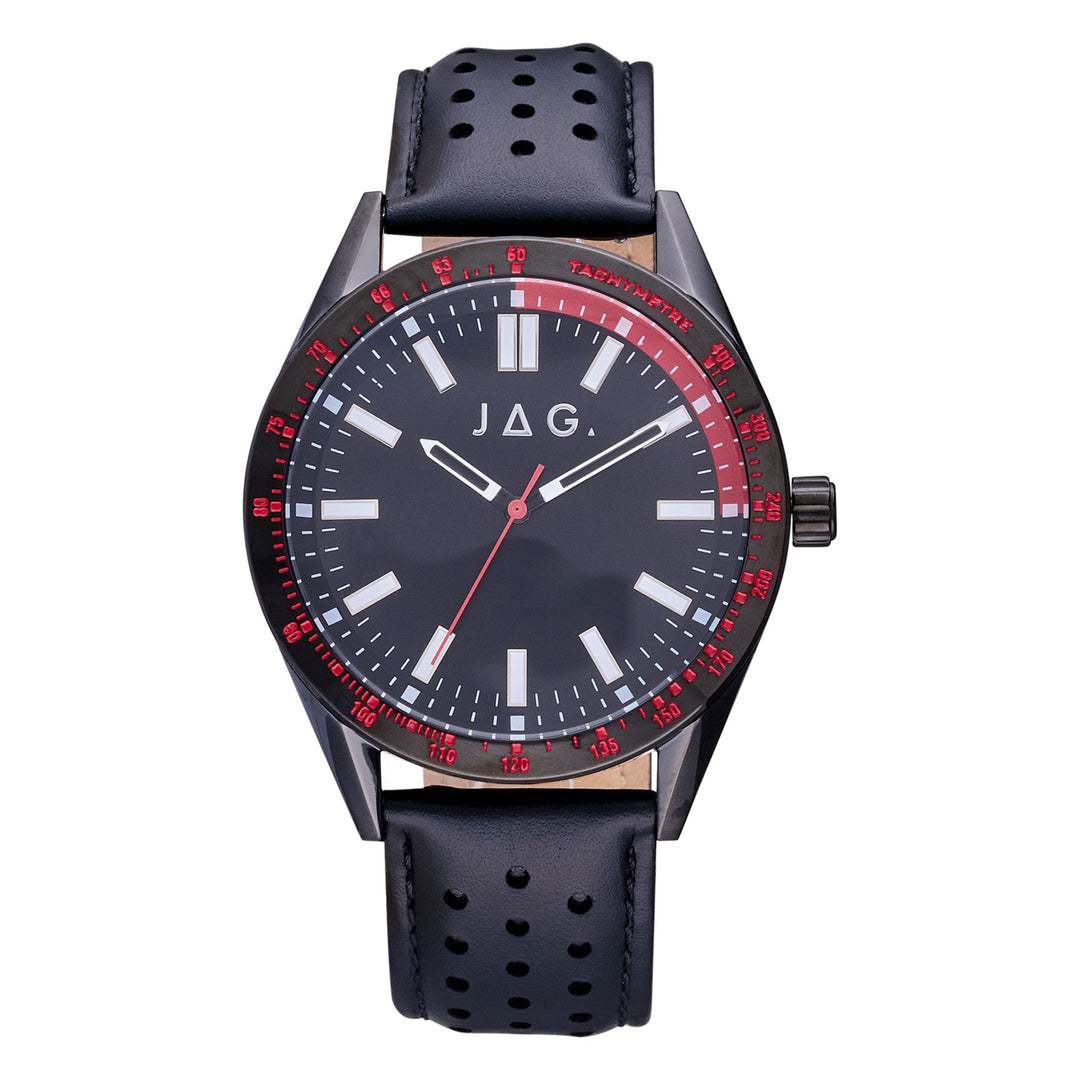 Sandown Black Stainless Steel 44mm Watch