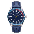Sandown Blue Stainless Steel 44mm Watch