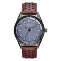 Sandown Brown Stainless Steel 44mm Watch
