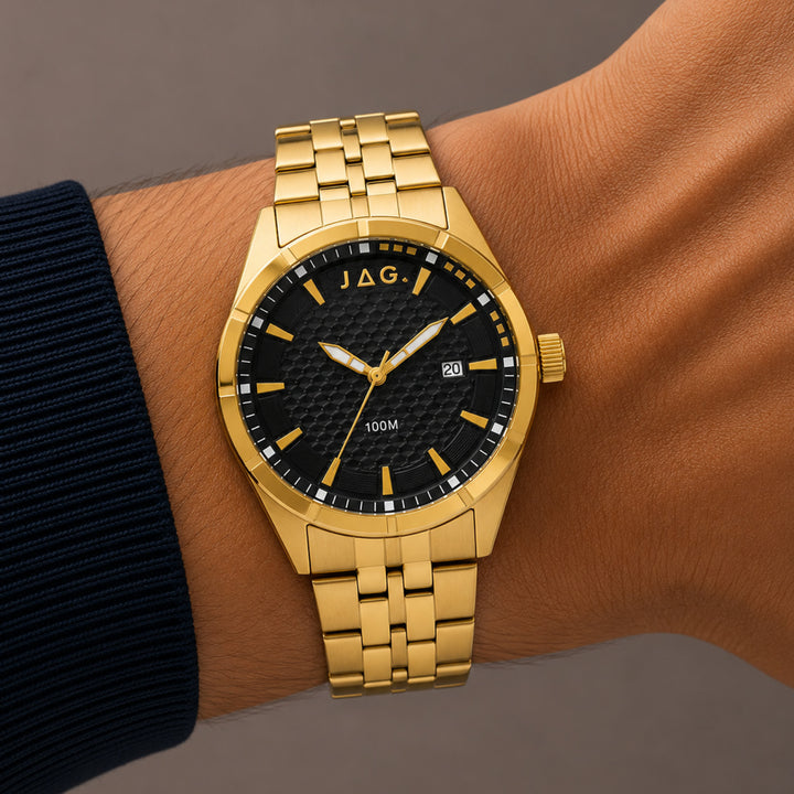 Forster Black Stainless Steel 42mm Watch