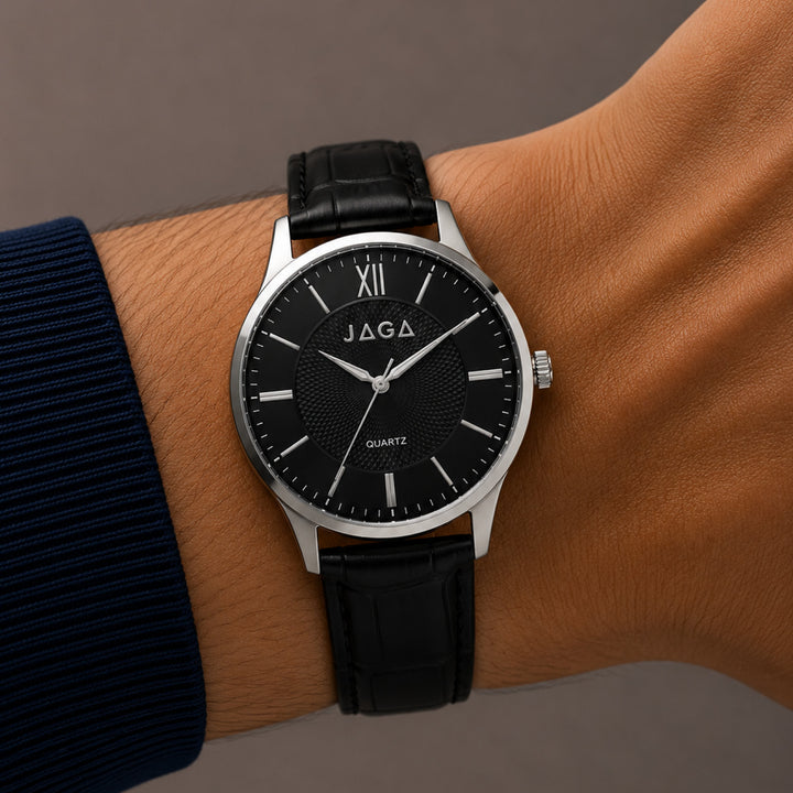 Geelong Black Stainless Steel 41mm Watch