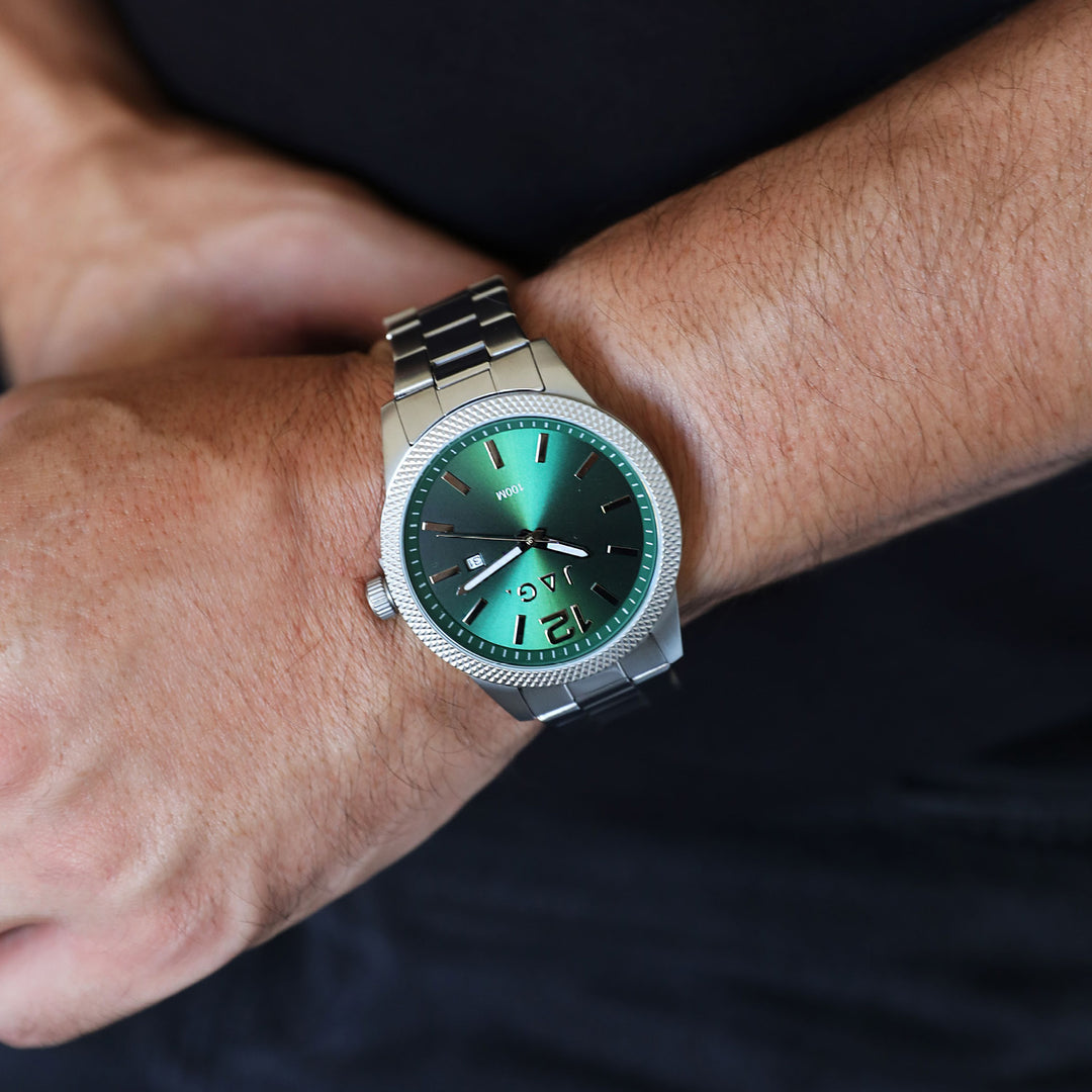 Apollo Green Stainless Steel 45mm Watch