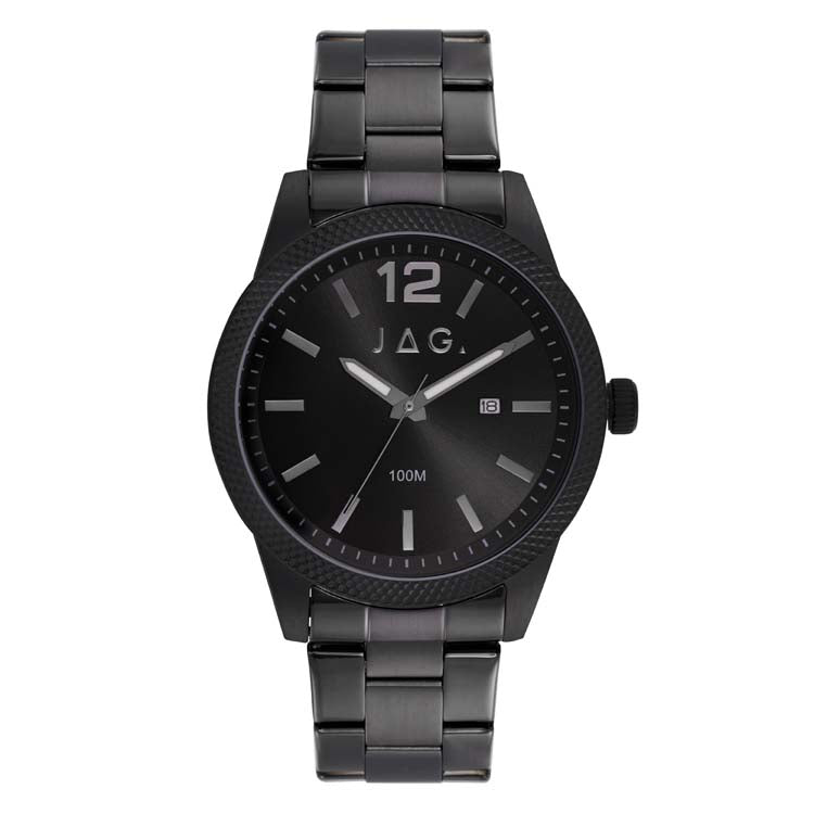 Apollo Black Stainless Steel 45mm Watch
