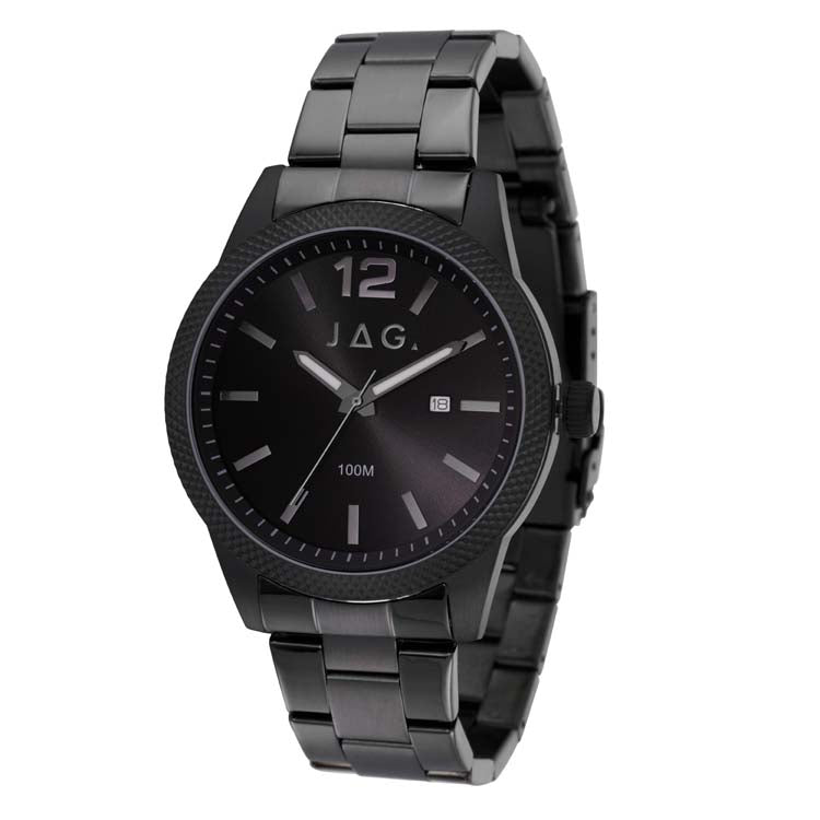 Apollo Black Stainless Steel 45mm Watch