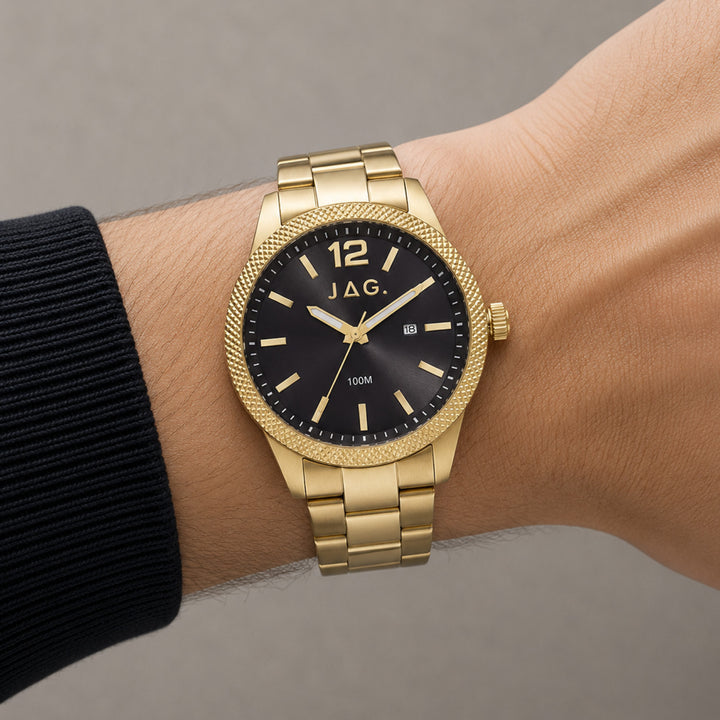 Apollo Black Stainless Steel 45mm Watch