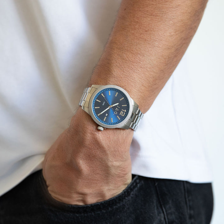 Apollo Blue Stainless Steel 45mm Watch