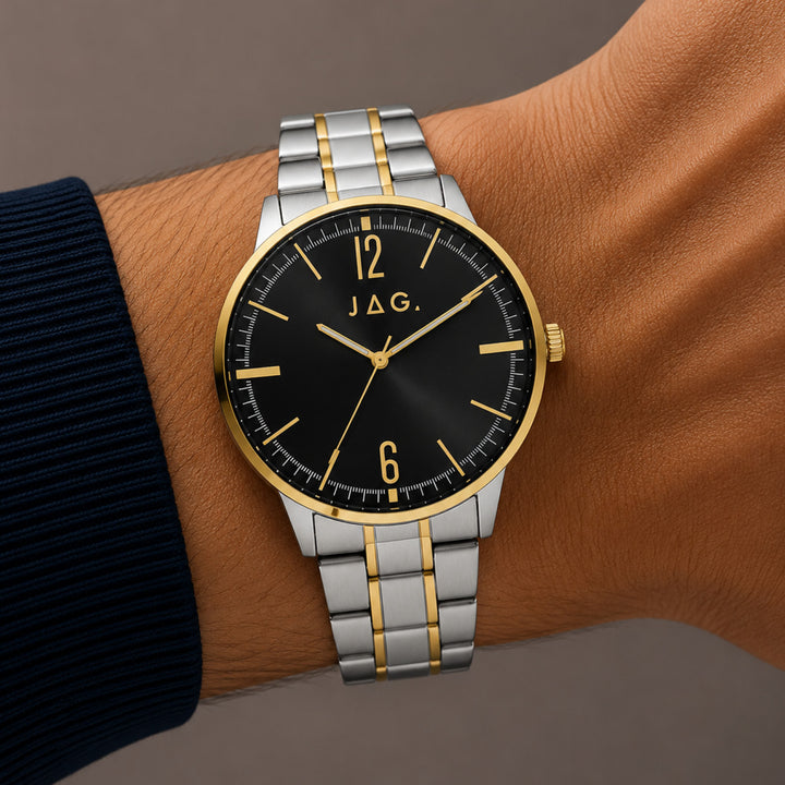 Gawler Black Stainless Steel 45mm Watch