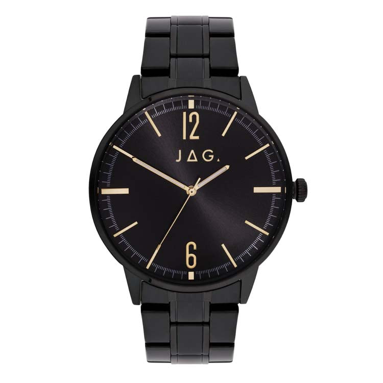 Gawler Black Stainless Steel 45mm Watch