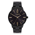 Gawler Black Stainless Steel 45mm Watch