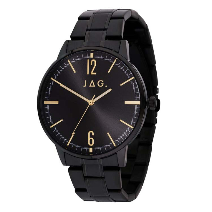 Gawler Black Stainless Steel 45mm Watch
