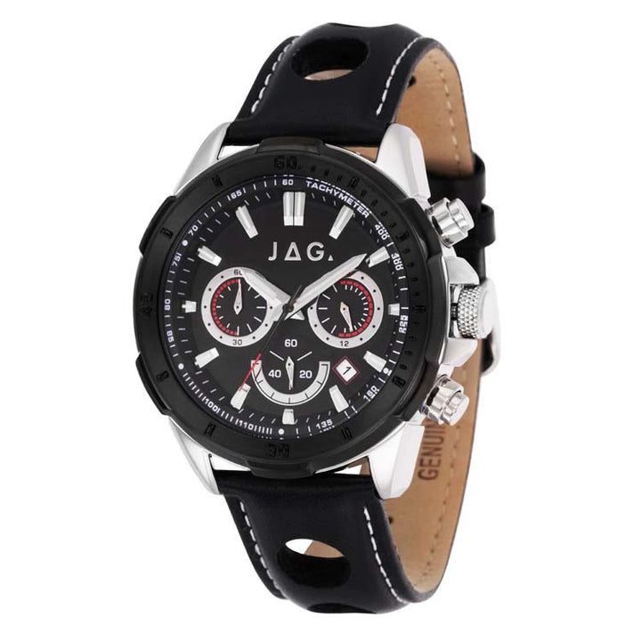 Jag Winton Black Stainless Steel 44mm Watch