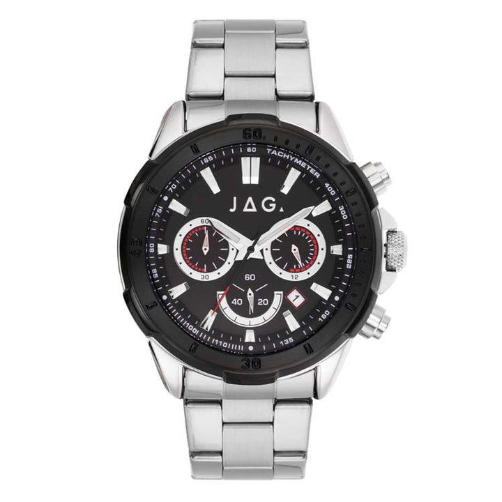 Jag Winton Black Stainless Steel 44mm Watch