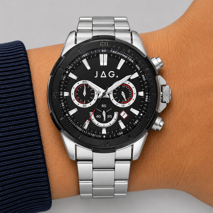 Winton Black Stainless Steel 44mm Watch