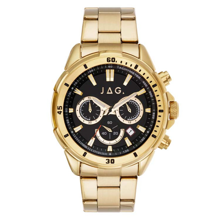 Jag Winton Gold Stainless Steel 44mm Watch