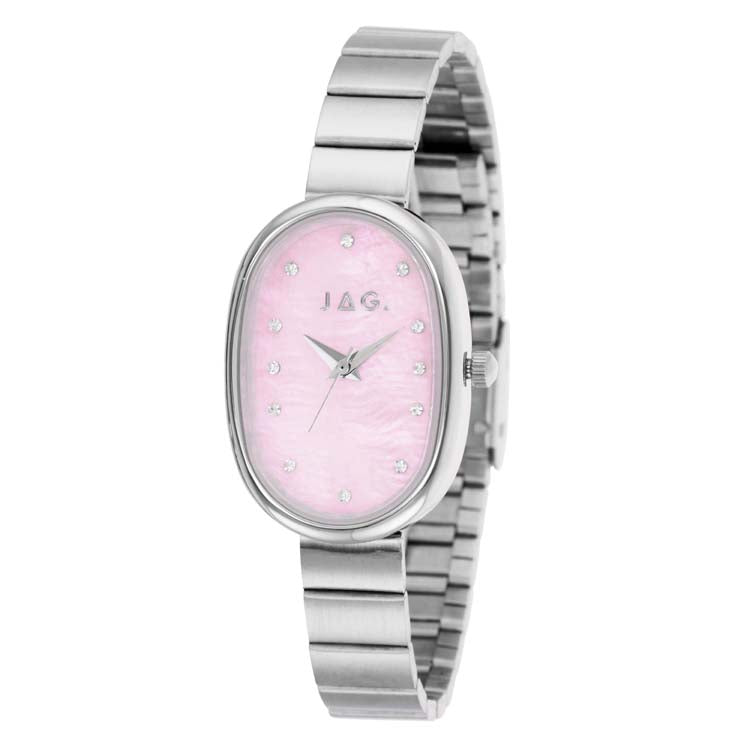 Jag Lorne Pink Mother Of Pearl Alloy 23.5mm Watch