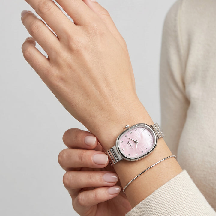 Lorne Pink Mother Of Pearl Alloy 23.5mm Watch
