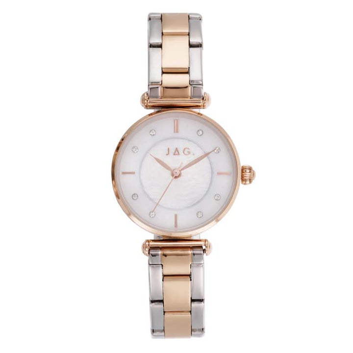 Portland White Mother Of Pearl Alloy 28mm Watch