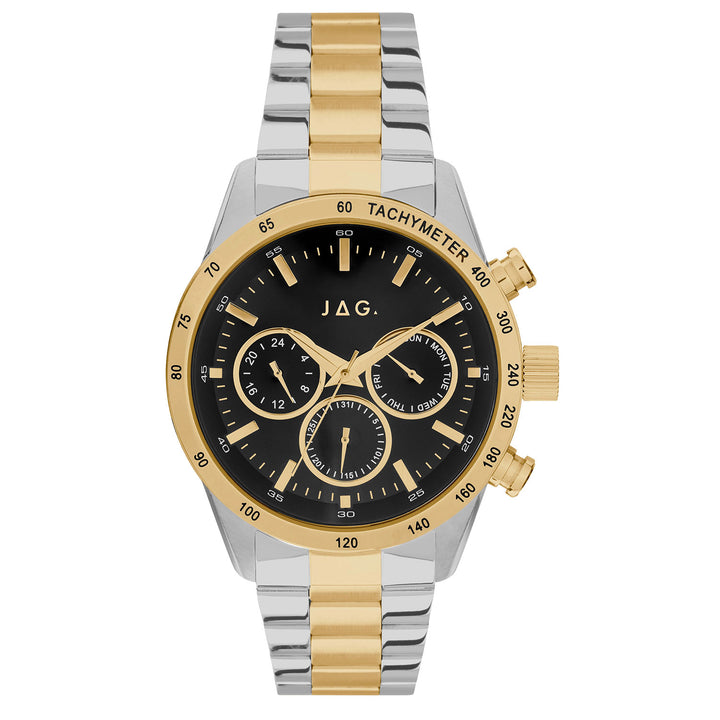 Alain Black Stainless Steel 44mm Watch